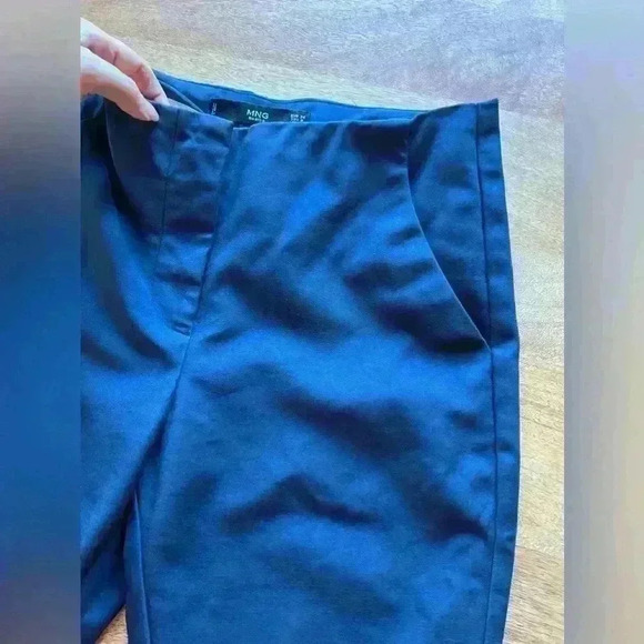 Mango Basics Navy Blue Suit Pants | 2 | Tailored Trouser Pants - Picture 4 of 10